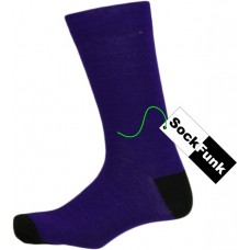Bright Purple Teddy Boy Socks